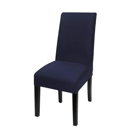 Short Spandex Chair Cover - Navy Blue