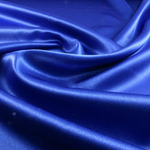 1.5m x 10m Ice Silk Fabric - Royal Blue