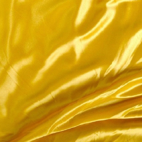 1.5m x 10m Ice Silk Fabric - Gold