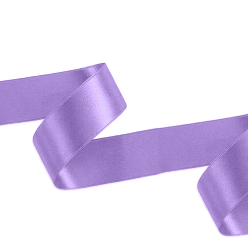 1m Double Sided Satin Ribbon- Lilac