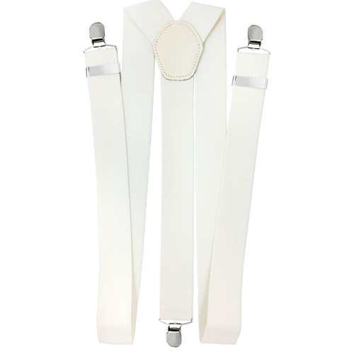 Ivory Braces for Troursers with Clip On - 25mm
