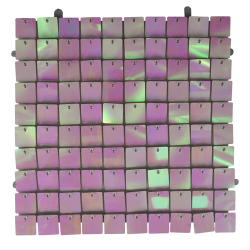 Square Sequin Wall Backdrop Panels - Iridescent