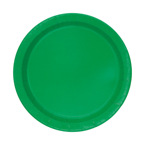 Emerald Green - Round Plates