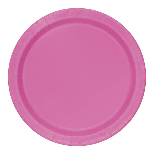 Hot Pink - Round Plates