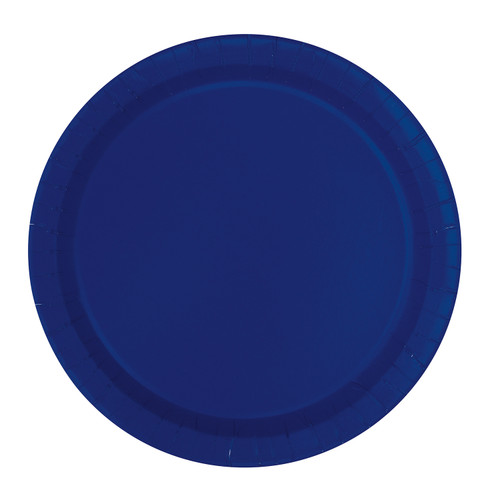 True Navy Blue - Round Plates