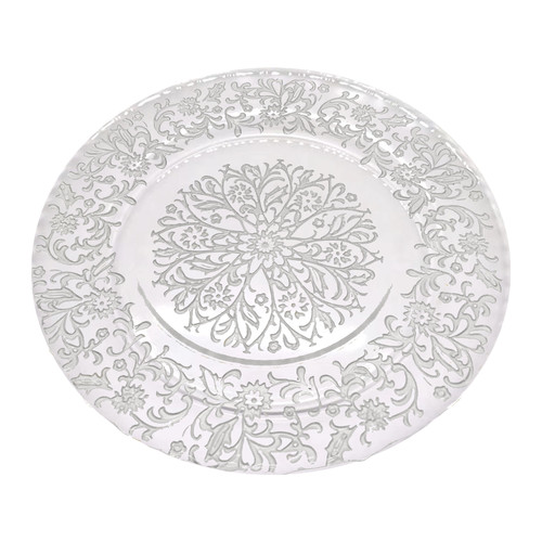 13" Round Charger Plate - Royal Silver