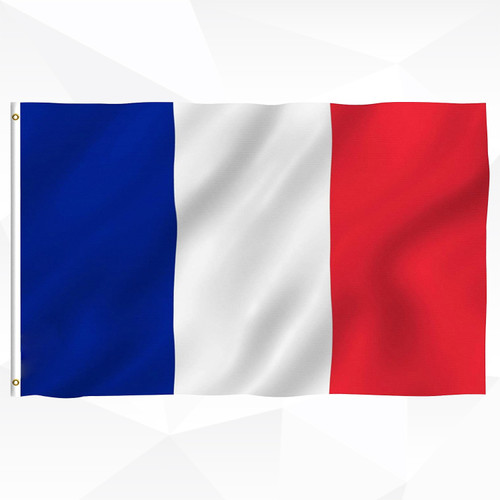 France Flag - 5ftx3ft