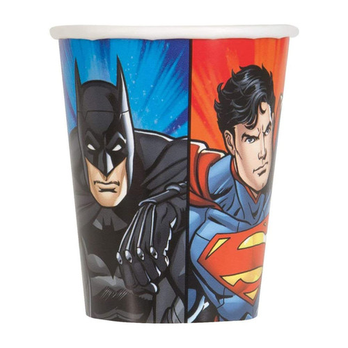 Justice League Party Tableware 9oz Cups (Pack of 8)