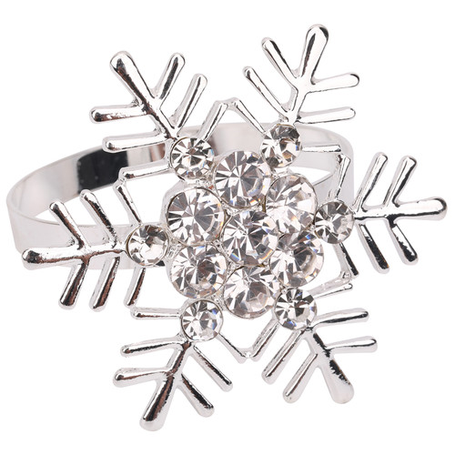 Xmas Napkin Ring - Silver