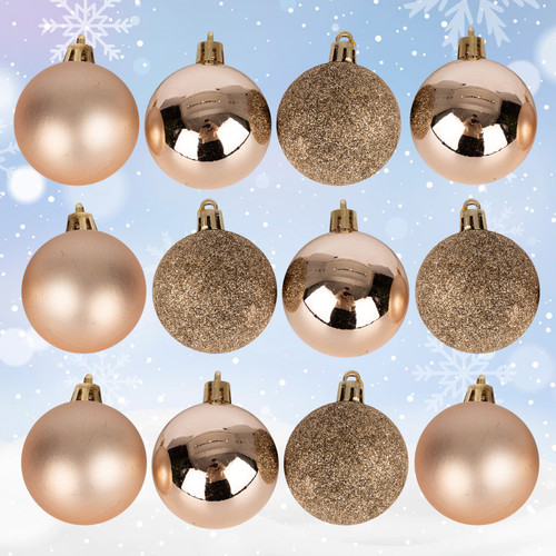 Christmas Tree Decoration Ball - Champagne