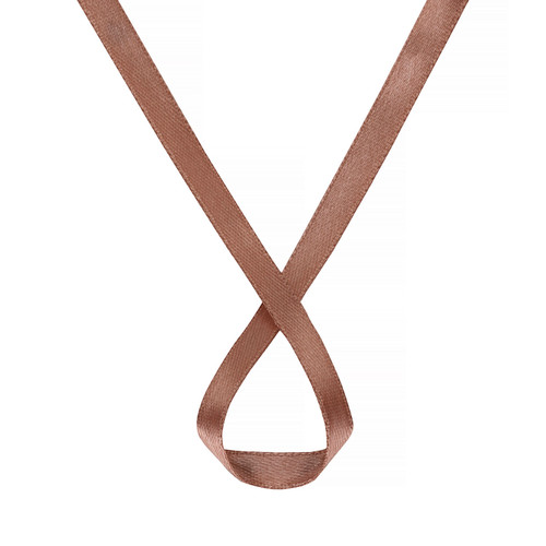 25m Double Sided Ribbon - Deep Rose Gold