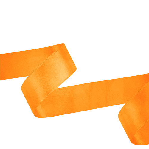 Double Sided Ribbon - Fluorescent Orange - 1 Metre