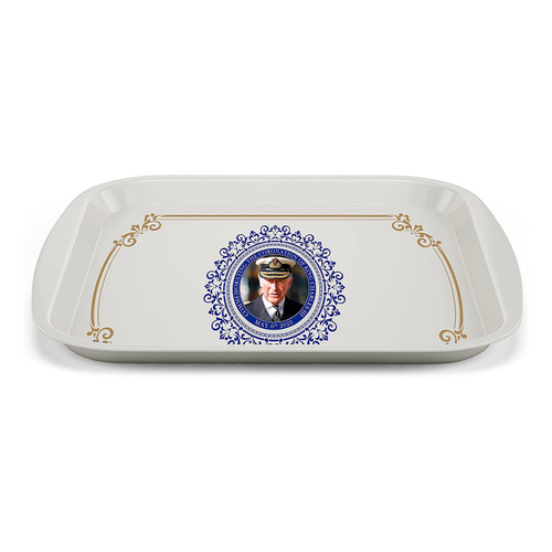 King Charles Portrait Memorabilia Tray