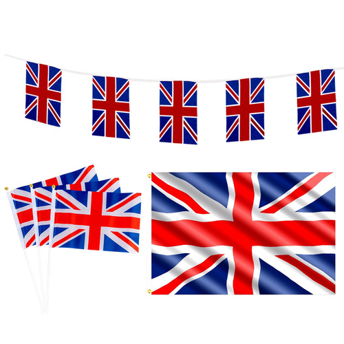 Union Jack Flag Set - Option 3