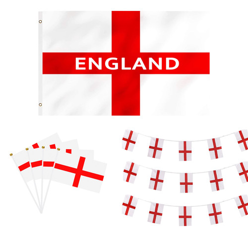 England Flag Set - 12