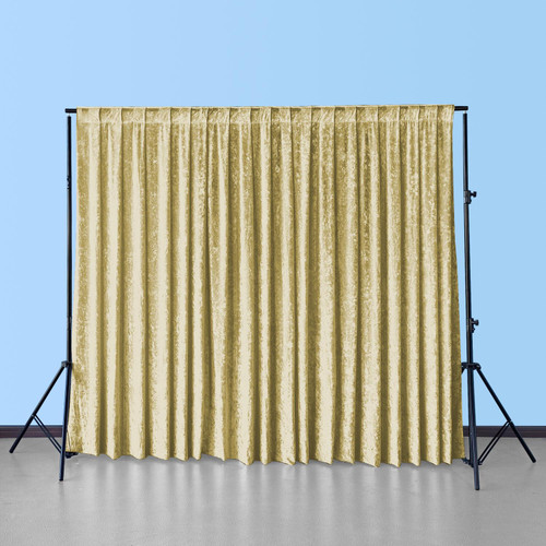 Velvet Backdrop - 3m x 3m - Gold