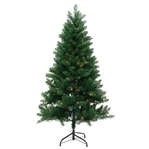 Evergreen Christmas Tree with Warm White Lights - 4ft/5ft/6ft