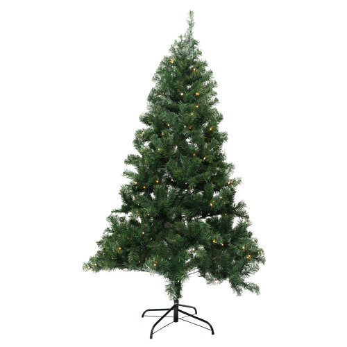Alpine Christmas Tree with Warm White Lights - 4ft/5ft/6ft
