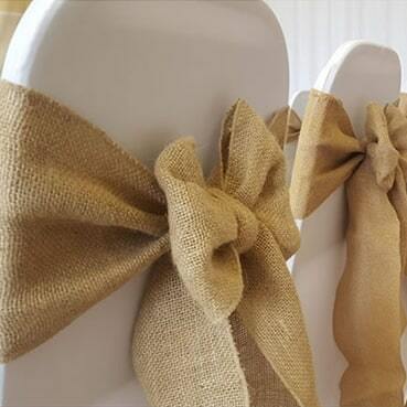 Hessian Chair Sashes