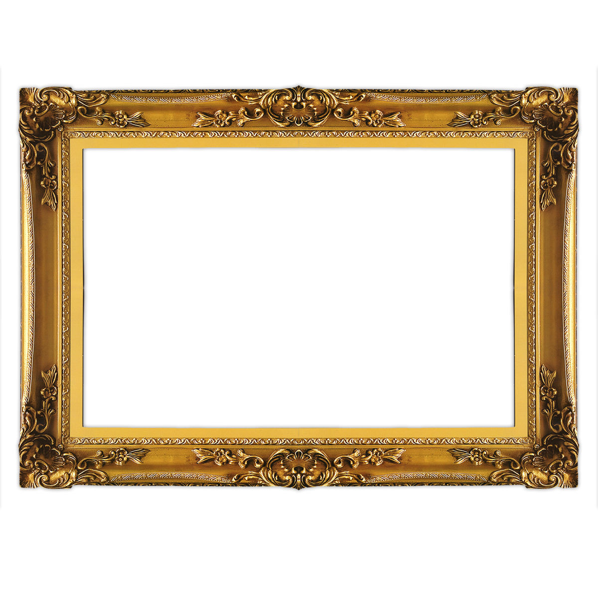 Large Gold Cardboard Selfie Photo Frame