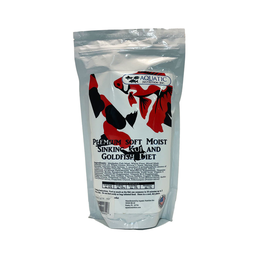 Premium Soft Sinking Koi and Goldfish Food 2lbs - Blackwater Creek Koi Farms Premium Soft Sinking Koi and Goldfish Food 2lbs - Blackwater Creek Koi Farms