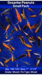 Small Pack Gosanke Peanuts FREE SHIPPING 100-125 fish