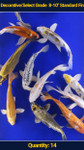 Decorative/Select Grade 8-10" Standard Fin Koi 14 qty