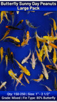 Large Pack of Butterfly Sunny Day Peanuts FREE SHIPPING 150-250 fish