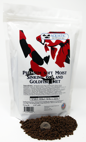 Premium Soft Sinking Koi and Goldfish Food 2lbs Case Premium Soft Sinking Koi and Goldfish Food 2lbs Case