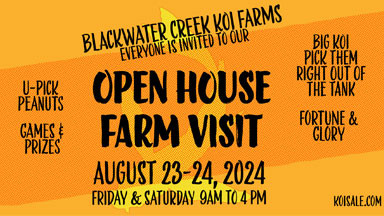 Open House Farm Visit August 23-24, 2024 Fri & Sat 9AM to 4PM