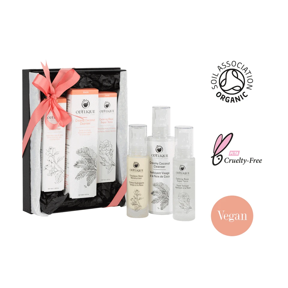 5-Piece Natural Organic Vegan Facial Care Set