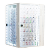 Four-sided LED rotating body jewelry display