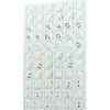 Rotating jewelry display with earrings and piercing jewelry