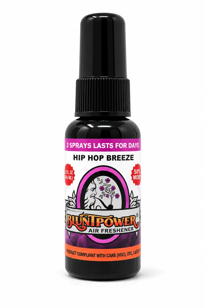 BluntPower Air Freshener Spray 1.5oz Hip Hop Breeze