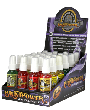BluntPower Air Freshener Spray in 24ct.