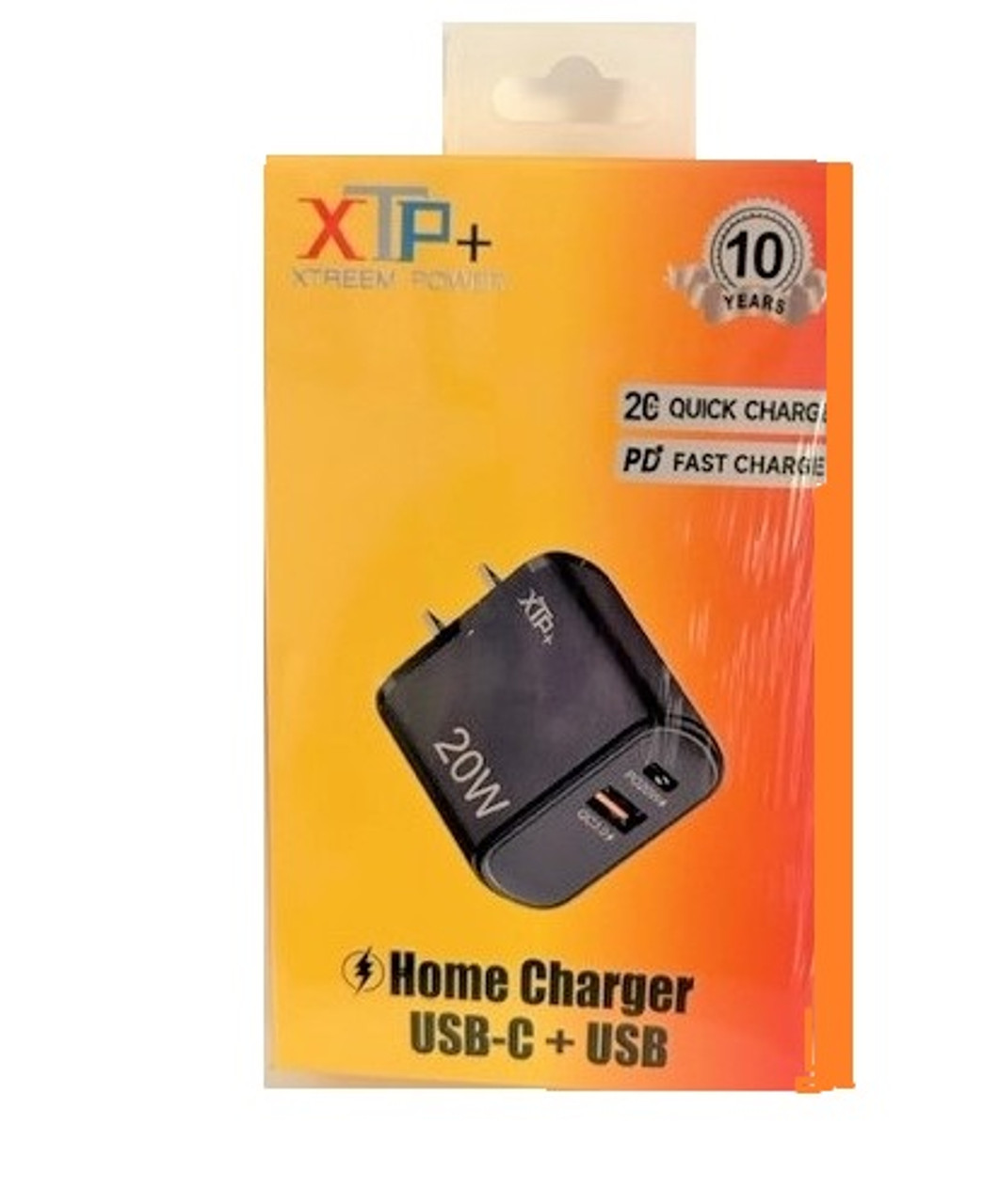 XTP Dual USB + C wall charger