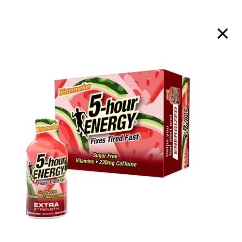 5 Hour Energy  Extra 12ct. Watermelon flavor