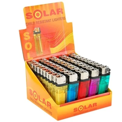 Solar disposable lighters wholesale 1,000ct case