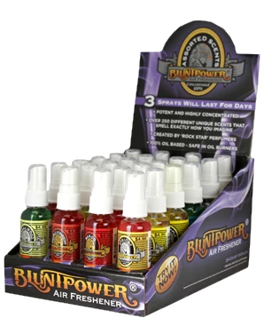BluntPower Air Freshener Spray in 24ct.