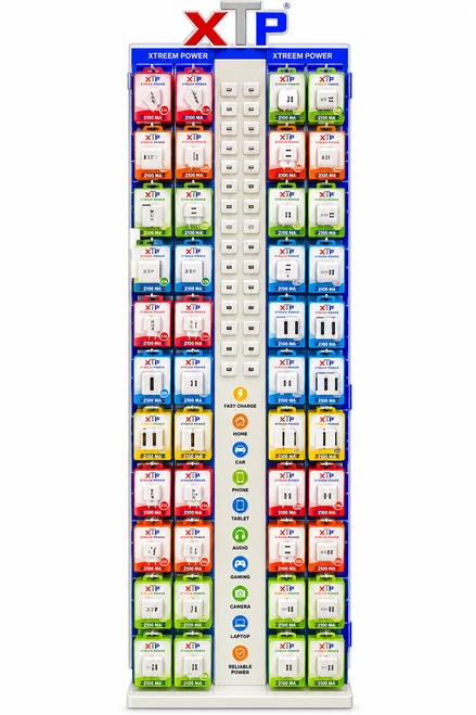 XTP Floor Display with 300 Wholesale Cell Phone Accessories