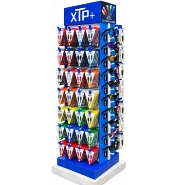 XTP Floor Display with Cell Phone Accessories and sunglasses holder on side
