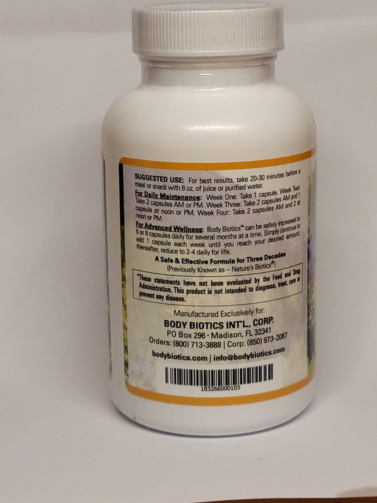 BODY BIOTICS SBO Probiotics Consortia™ / 90 Veggie Capsules / 500 mg- 12 pack -PC