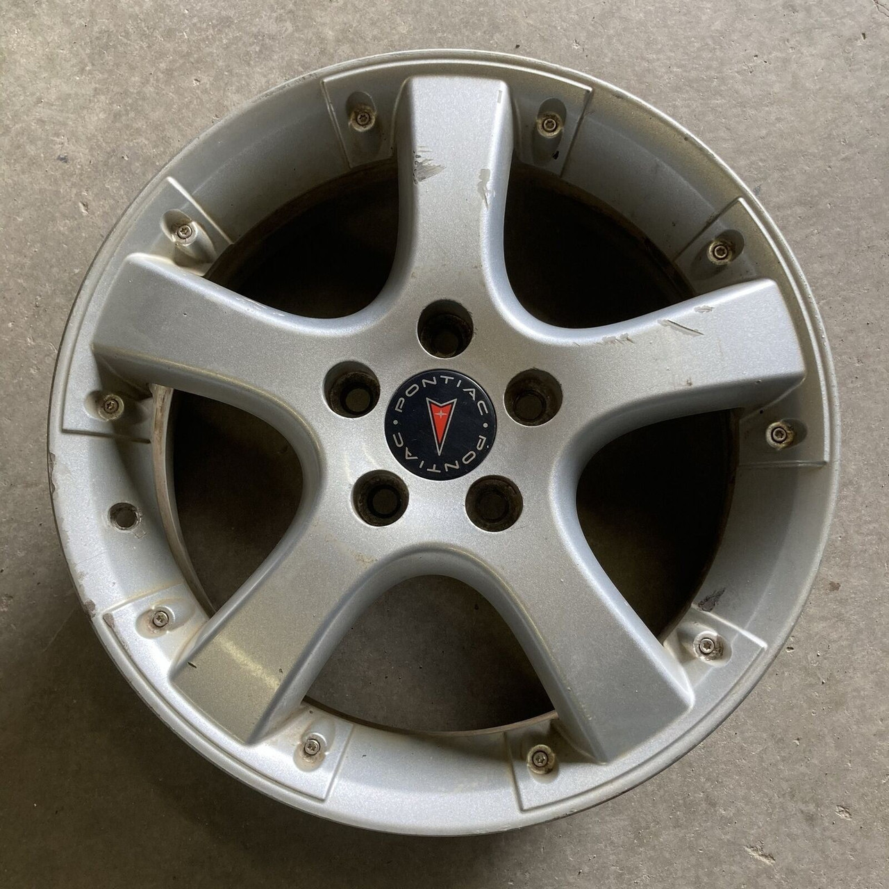 Pontiac Aztek/Montana Silver 5 Spoke 17x6.5 5x115 6576 - Taz Wheels