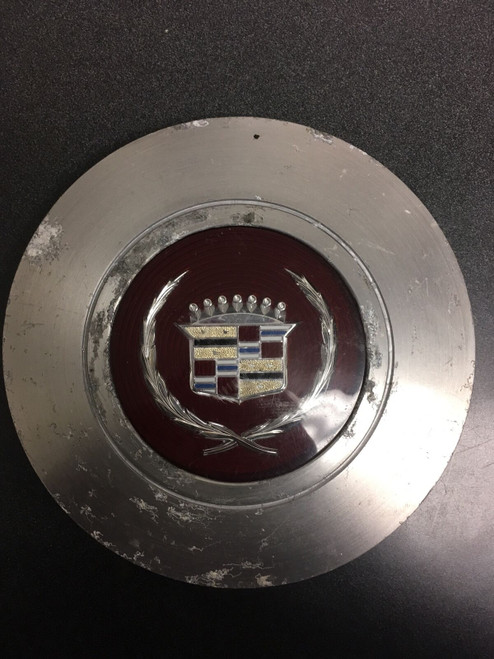 *CAD 94* CADILLAC Machined with Red Logo Center Wheel Cap 
