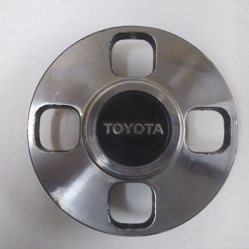 Toyota Factory OEM Wheel Rim Center Hub Cap Silver Black 6-1/8" TOY3