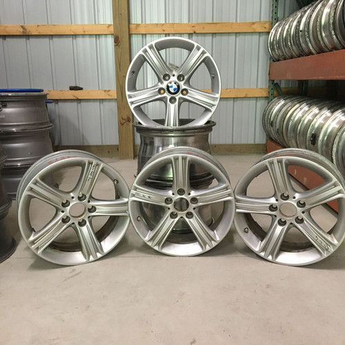 (2012-2018) BMW 320i 17x7.5 5x120 Aluminum Alloy Silver 5 Spoke 71535 Set of 4