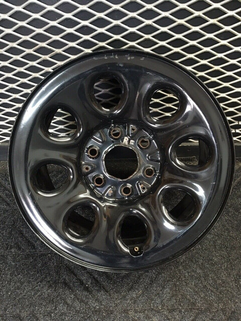 GMC Chevrolet Cadillac Black Steel Wheel 17x7.5 6x5.5 8074