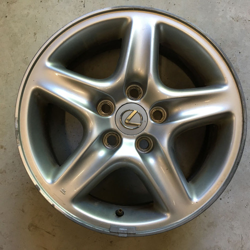 (1999-2003) Lexus RX300 16x6.5 5x115 Aluminum Alloy Hyper Silver 5 Spoke 74152