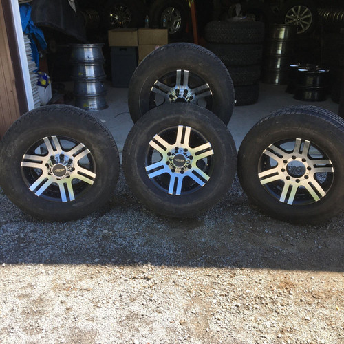 MB Wheels 17x8.5 8x6.5 Set of Four - Rims Only