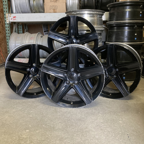 Performance Replicas 20'' Black Wheel 20x9 5x5.0 Set of Four
